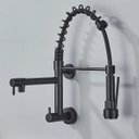 Ver imagem 5 de Torneira de Cozinha de Parede Gourmet Cor Preta Aço Inox 304 - Brinovar