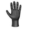 Luva Nitrílica Sensiflex Grip Preta Mecânico Reforçada 50 Un - 1