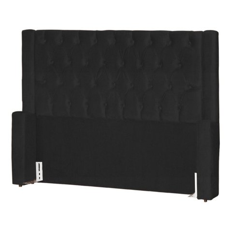Cabeceira de Cama Box Estofada 140 Cm Casal Emma Suede