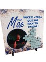 Ver imagem 5 de Porta Retrato Azulejo Exclusivo Presente dias das Mães com foto familia personalizada Coleção Tea & 