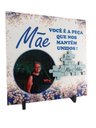 Ver imagem 1 de Porta Retrato Azulejo Exclusivo Presente dias das Mães com foto familia personalizada Coleção Tea & 