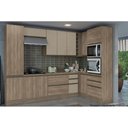 Ver imagem 4 de Módulo Cozinha Maxxi Armário Canto Reto G768 com 1 Porta 98cm Canela