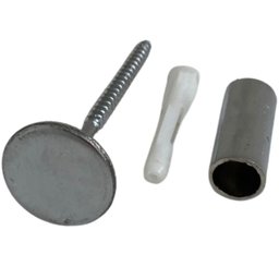 Cabide Multiuso Pino 2cm Cromado para Espelho de Parede Duler Minimalista - 1