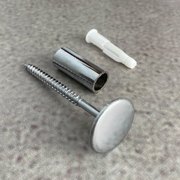 Cabide Multiuso Pino 2cm Cromado para Espelho de Parede Duler Minimalista - 2