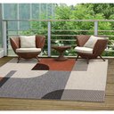 Ver imagem 5 de Tapete Sala New Colors Magia 1,50x2,00 Cinza/Bege/Terra Cota