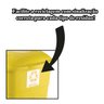 Lixeira Cesto Pedal 30l Coleta Seletiva Reciclagem Amarelo - 3