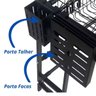 Escorredor de Louça Pia Cozinha Modular Suspensa Ajustavel Prato Talheres Copo Utensilios Rack Organ - 9