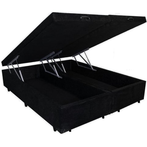 Cama Baú Queen Size 158 X 198 C/ 48cm de Altura Total Aprox