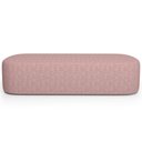 Ver imagem 5 de Kit 02 Puffs Decorativo Orgânico para Living Quarto 140cm Doha W01 Linho Rosa - Lyam Decor