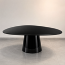 Ver imagem 3 de Mesa de Jantar Orgânica Eclat Design Moderno Base Cone 120x80cm