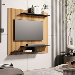 Painel para Tv Smart até 32 Polegadas Oregon Prateleira - Cores - Comprar Moveis em Casa: Ripado / P - 1