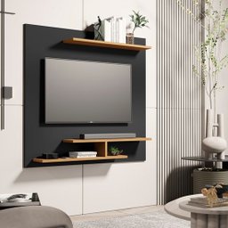 Painel para Tv Smart até 32 Polegadas Oregon Prateleira - Cores - Comprar Moveis em Casa: Ripado / P - 3