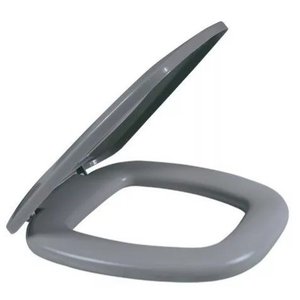 Assento Metasul Thema Almofadado Cinza Claro