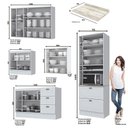 Ver imagem 4 de Cozinha Completa Americana 5 Peças Branco com Torre Quente - Móveis Henn