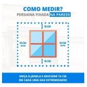 Ver imagem 3 de Persiana Vertical em Tecido com Bando Crisdan Largura 110 X 120 Altura Cinza