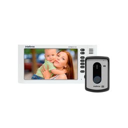 Kit Videoporteiro Intelbras Iv 7010 Hf Hd Branco Interfone com Câmera Hd - 1