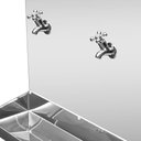 Ver imagem 4 de Bebedouro Frisbel de Coluna Inox 50 Litros 2 Torneiras 127v
