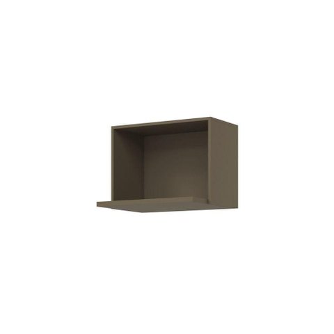 Armário Aéreo para Micro-Ondas Lora 60cm Marrom Casa 812