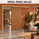 Ver mais imagens de Kit Porta de Correr Lisa p/ Verniz Vanin 210x60cm Completa