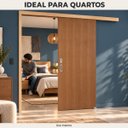 Ver imagem 7 de Kit Porta de Correr Lisa p/ Verniz Vanin 210x60cm Completa