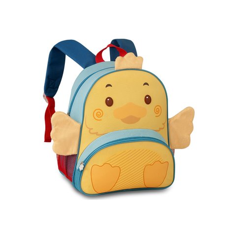 Mochila de Costas Infantil 13" Clio Pets Animais Patinho - Clio