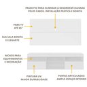 Ver imagem 4 de Rack com Painel para TV até 65" Multimóveis Flórida FG3059 Branco