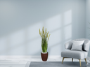 Ver imagem 2 de Planta Árvore Artificial Grass com Grão 90 cm Kit + Vaso S. Marrom 30 cm