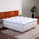 Ver imagem 1 de Pillow Top 200 Fios Casal Matelado 1,88 X 1,38 Metros Casa Dona