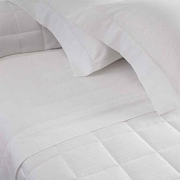 Jogo de Cama Damask Stripes King 300 Fios Cetim 4pçs - Buddemeyer - King - Branco - 1
