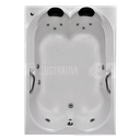 Ver imagem 1 de Banheira Dupla Bruxelas COMPLETA com hidro em acrílico   220V