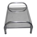 Ver imagem 2 de Bandeja para servir retangular em Aço Inox - Quadrado 40cm x 40cm
