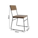 Ver imagem 3 de Kit 8 Cadeiras de Jantar Málaga Veludo Marrom para Mesa Sala Cozinha Conforto e Decoração - Marrom
