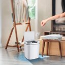 Ver mais imagens de Lixeira Inteligente com Sensor e Tampa Automática 16L Branco