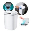 Ver imagem 2 de Lixeira Inteligente com Sensor e Tampa Automática 16L Branco