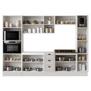 Ver imagem 4 de Cozinha Completa 6pçs Americana Branco/ebano C/ Rodape