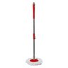 MOP Giratório Inox WAP com Sistema de Centrifugação e Cabo Ajustável, 14 Litros Cinza/Vermelho - 8