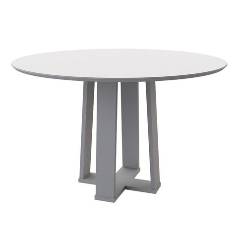 Mesa de Jantar Isabela 120x120cm Off White