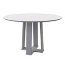 Ver imagem 1 de Mesa de Jantar Isabela 120x120cm Off White