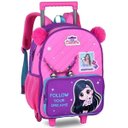 Ver imagem 2 de Kit Mochila Escolar de Rodinhas Luluca Lancheira e Estojo Clio Style