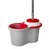 MOP Giratório WAP em Microfibra com Sistema de Centrifugação e Sistema Dreno Cinza/Vermelho - 2