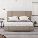 Ver imagem 6 de Cama Flutuante Star King Size Linho - Skybox Cor Bege