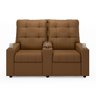 Poltrona do Papai Reclinável Cinema 2 Lugares Manual Baú Usb Haifa F05 Facto Caramelo - Lyam Decor - 6