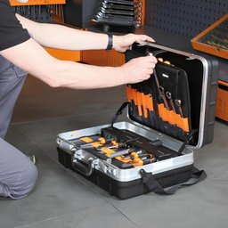 Mala Maleta de Ferramentas Polipropileno Resistente Extremidade em Aluminio com Alça 2029/vv Beta - 11