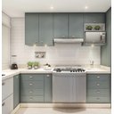 Ver imagem 2 de Kit 16 Placas Painel Revestimento Parede 50cmx50cm Impacto Impermeavel Cozinha Relevo 3d Pvc