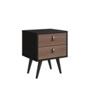 Ver imagem 2 de Mesa de Cabeceira Retrô com 2 Gavetas