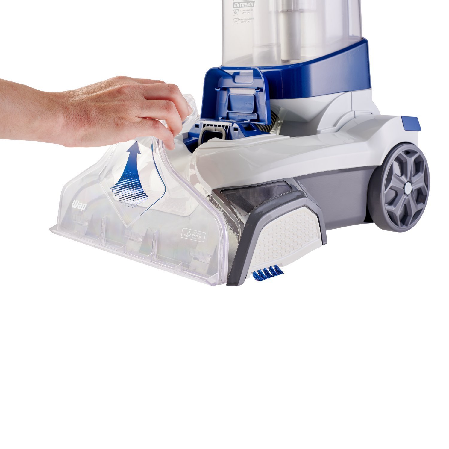 Extratora e Higienizadora Vertical WAP Comfort Cleaner Pro Tapetes Estofados e Carpetes 127V Branco - 18