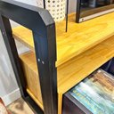 Ver imagem 7 de Rack para TV Linea 140cm com 3 Gavetas Nozes e Preto Artfactory Design