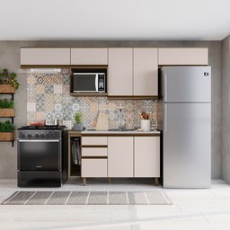 Cozinha Completa 8 Peças 8 Portas 100% MDF Aurora Espresso Móveis - 13