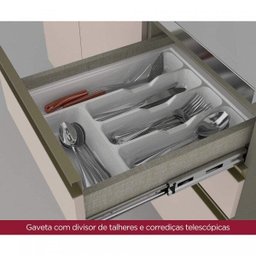 Cozinha Completa 8 Peças 8 Portas 100% MDF Aurora Espresso Móveis - 8