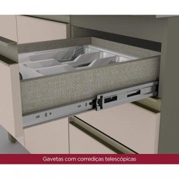 Cozinha Completa 8 Peças 8 Portas 100% MDF Aurora Espresso Móveis - 9